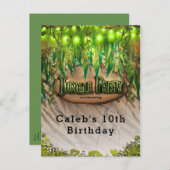 ジャングル離れパーティー&アニマルプリントイベントフライヤー 案内ポストカード (正面/裏面)