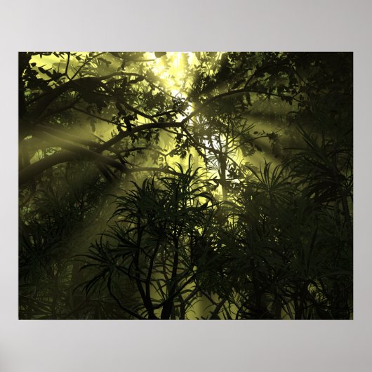 ジャングル風の顔色ポスター ポスター (正面)