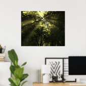 ジャングル風の顔色ポスター ポスター (ホームオフィス)