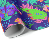 ジャングル鮮やか模様 ラッピングペーパー (ロールコーナー)