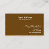 ジャングル1の名刺(バイオレットか茶色) 名刺 (裏面)