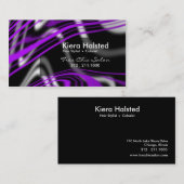 ジャングル1の名刺(紫色か黒) 名刺 (正面/裏面)