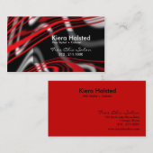 ジャングル1の名刺(赤か黒) 名刺 (正面/裏面)