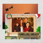 ジャングル・オール・ザ・ウェイ クリスマスカード 招待状 (正面/裏面)