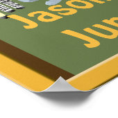 ジャングル キッズ ルーム カスタム ポスター (角)