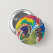 ジャングル・キャット 缶バッジ (正面&裏面)