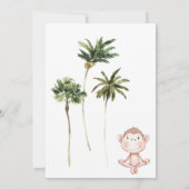 *～*ジャングル・キリン2 2 AR21フォト誕生日 招待状 (裏面)