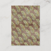 ジャングル キリン 赤ちゃんのシャワー おむつくじ エンクロージャーカード (裏面)