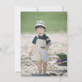 ジャングル·サファリ·キッドの誕生日パーティーの招待 招待状 (裏面)