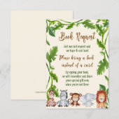 ジャングル・サファリ・ブックカード, ブライト・ア・ブック・カード エンクロージャーカード (正面/裏面)