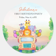 ジャングル・サファリ・ライドテーマ 1歳の誕生日