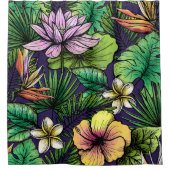 ジャングル シャワーカーテン (正面)