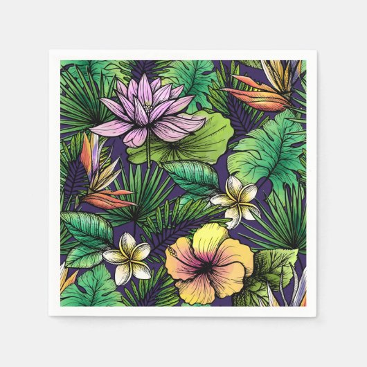 ジャングル スタンダードカクテルナプキン (正面)