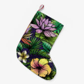 ジャングル スモールクリスマスストッキング (正面 (吊り時))