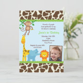 ジャングル  バースデー インビテーション (スタンド正面)