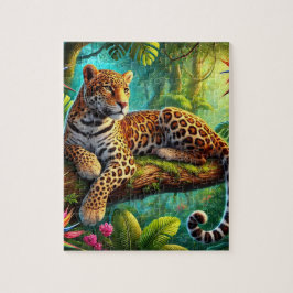 ジャングル・ヒョウ ジグソーパズル