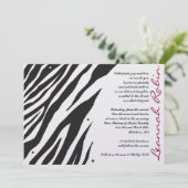 ジャングル・フィーバーのこうもりのバーの(ユダヤ教の)バル・ミツバーの招待状の招待 招待状 (スタンド正面)