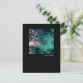 ジャングル · フラクタルアート · 紫と青緑 招待状 (スタンド正面)