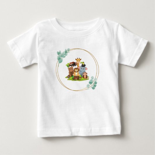 ジャングル ベビーTシャツ (正面)