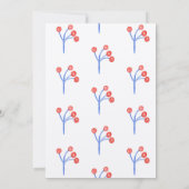 ジャングル&ミングルウォーター色クリスマスパーティー 招待状 (裏面)