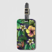 ジャングル ラゲッジタグ (正面縦)