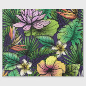 ジャングル ラッピングペーパー (フラット)