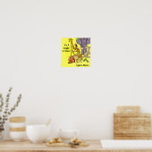 ジャングル、動物園の動物 ポスター (キッチン)