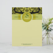 ジャングル（彼）アートが文房具をパーソナライズ レターヘッド (スタンド正面)