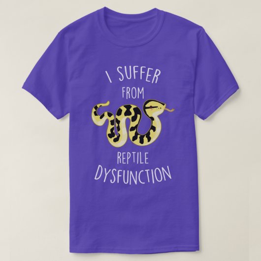 ジャングルpython爬虫類機能不全 tシャツ (デザイン正面)
