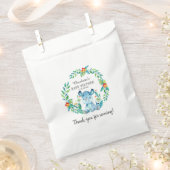 ジャングルRhinoベビーシャワーバッグ フェイバーバッグ (クリップ留めされた状態)