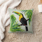 ジャングルToucan クッション (ブランケット)