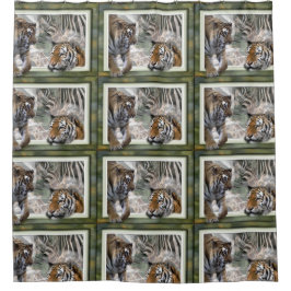 ジャング初期のルプリントシャワーカーテン シャワーカーテン