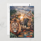 ジャング威厳のあるルギャザリング ポストカード (正面/裏面)