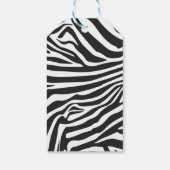 ジャング感謝していル動物園のパーティー動物を好むサファリ ギフトタグ (裏面)