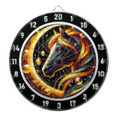 ジャング白熱［赤熱］光を放つルスタリオンルーム最高傑作 ダーツボード (正面)