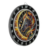 ジャング白熱［赤熱］光を放つルスタリオンルーム最高傑作 ダーツボード (正面左)