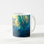 ジャング絵画・オブ・ヒョウ コーヒーマグカップ (正面右)