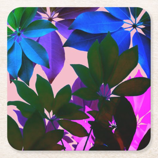 ジャング離れルカスタムコースター スクエアペーパーコースター (正面)