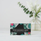 ジャング離れルトロピカルモダンエレガントプロフェッショナル 予約カード (スタンド正面)