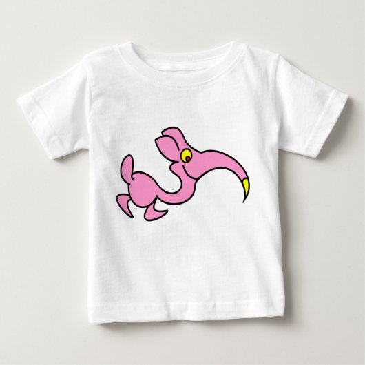 ジャンゴおもしろいクリエーションの子シャツ ベビーTシャツ (正面)