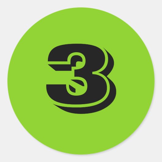 ジャンスによる大規模なラウンドグリーンのシール ラウンドシール (正面)