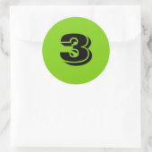 ジャンスによる大規模なラウンドグリーンのシール ラウンドシール (バッグ)