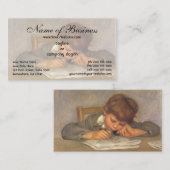 ジャンスケッチバイピエールオーガストルノアール 名刺 (正面/裏面)