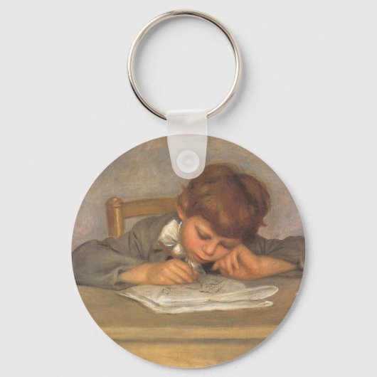 ジャンスケッチバイピエールルノアールヴィンテージファインアート キーホルダー (正面)