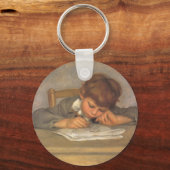 ジャンスケッチバイピエールルノアールヴィンテージファインアート キーホルダー (正面)