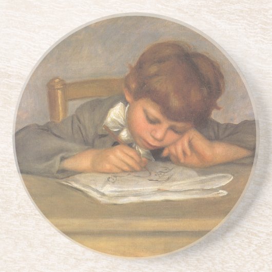 ジャンスケッチバイピエールルノアールヴィンテージファインアート コースター (正面)