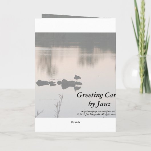 ジャンズのハッピーアニバーサリーサンセットカード カード (裏面)