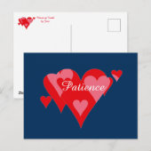 ジャンズ ポリス ボックス ブルーによる忍耐の心 ポストカード (正面/裏面)