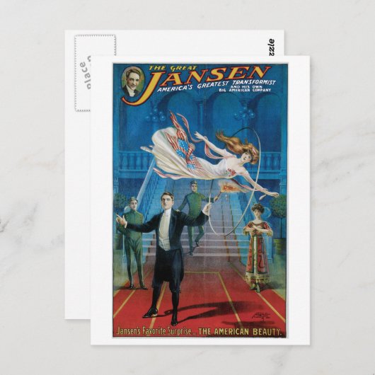 ジャンセン～素晴らしヴィンテージ魔法法 ポストカード (正面/裏面)