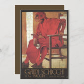 ジャンニ·シッチ·ポスター(プッチーニ) 招待状 (正面/裏面)